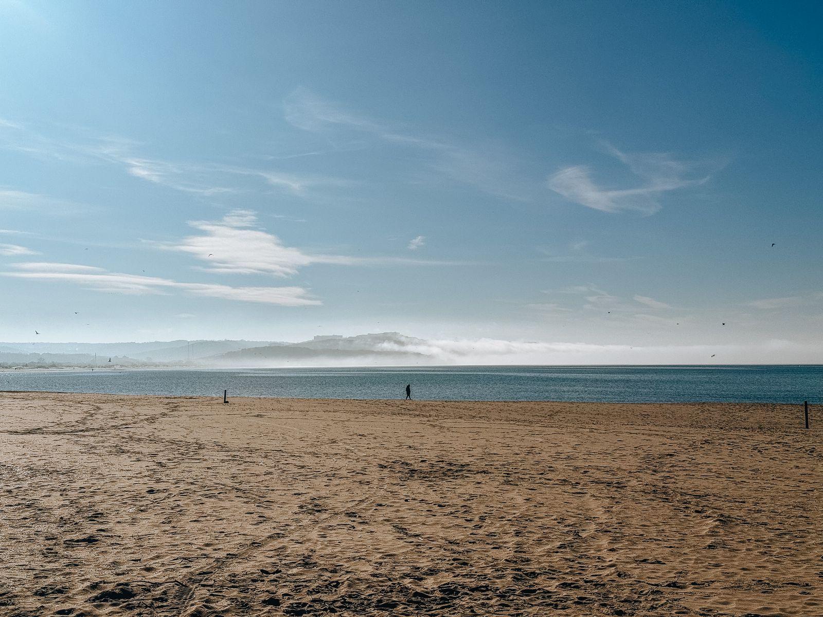 강릉 여행 안목해변 잔잔한 바다 풍경