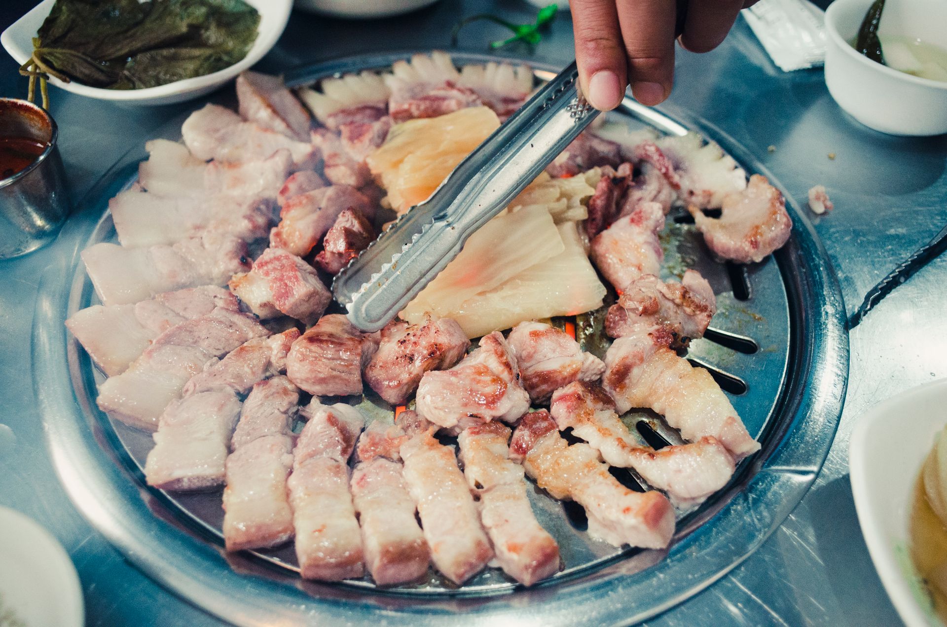 제주도 흑돼지거리 구운 삼겹살